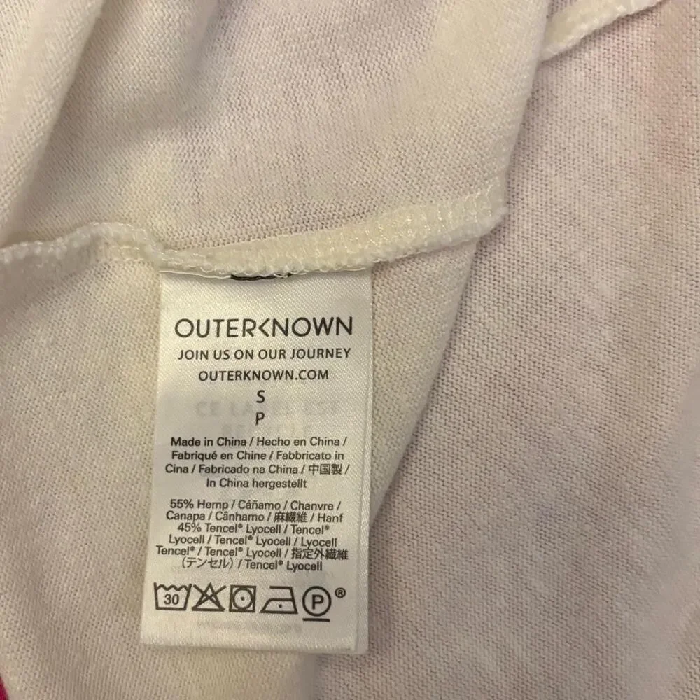 Outerknown Women's Neptune lightweight Minimalist Elevated Basic Tank Small